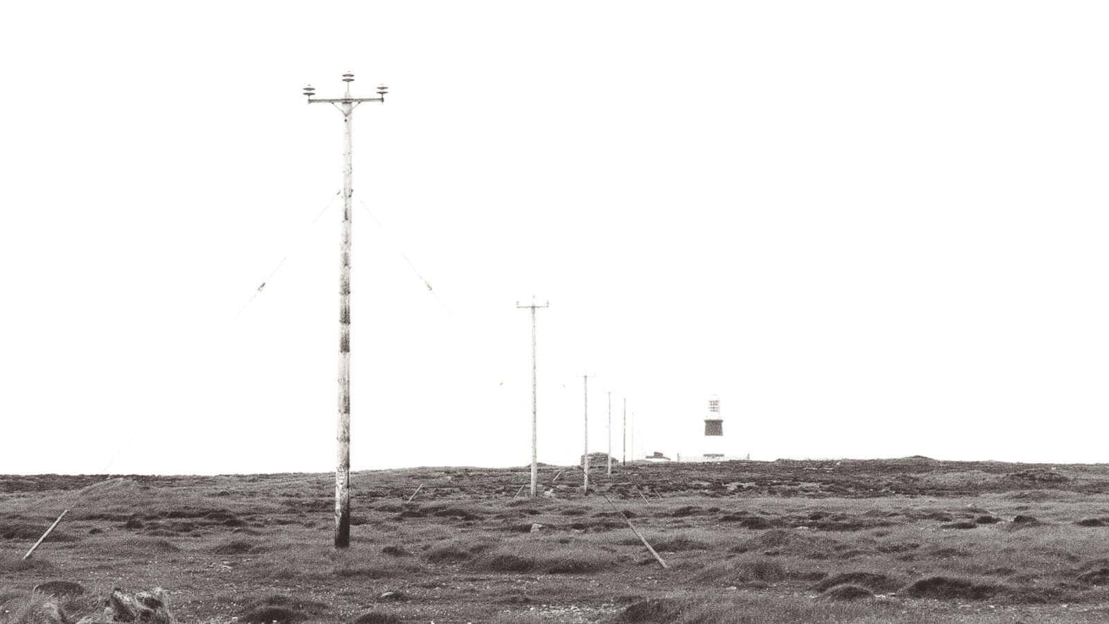 'Pylons & Lighthouse, Tory Island' (#1)