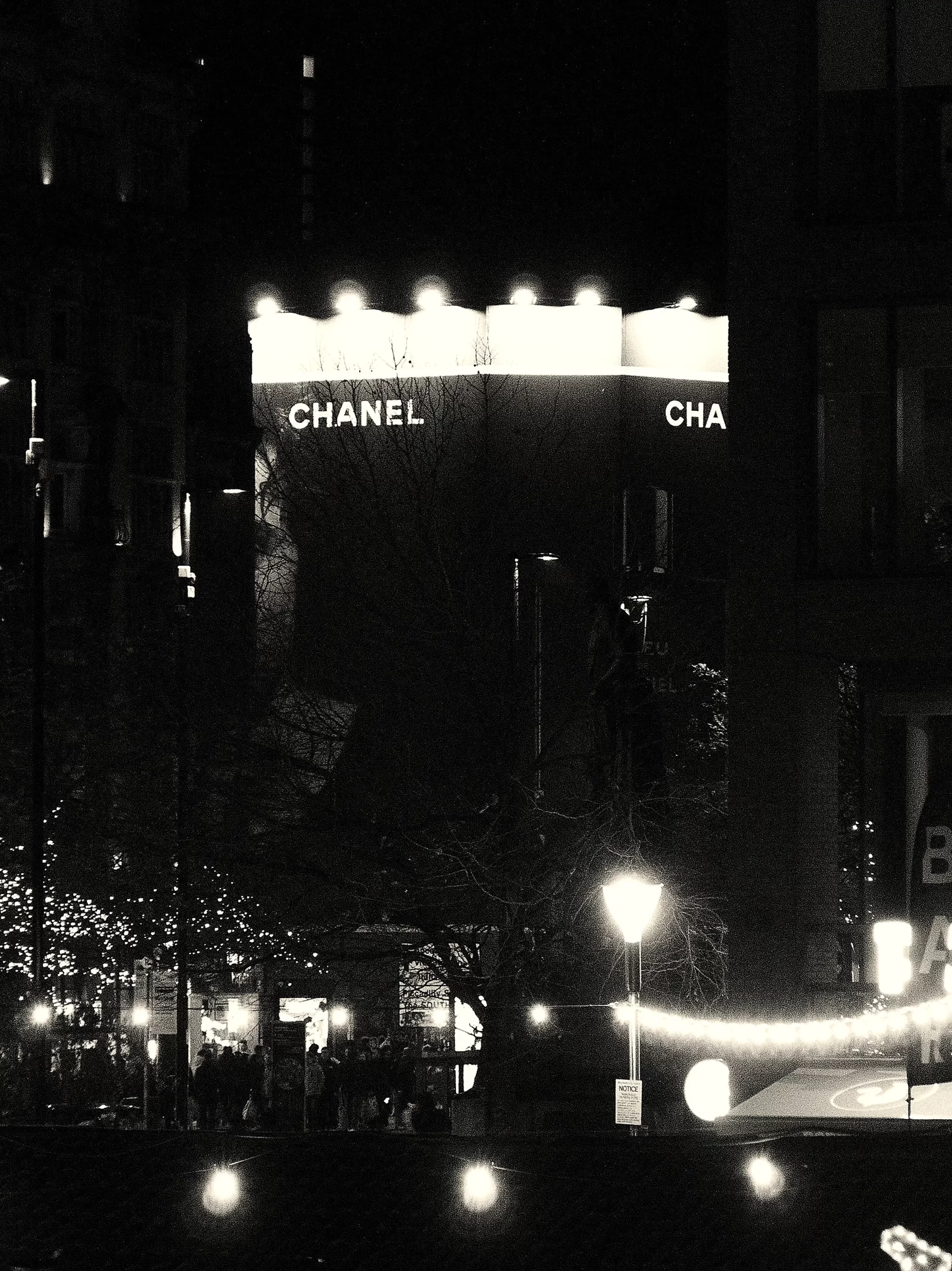 'Chanel and Piccadilly Gardens, Manchester 2023'